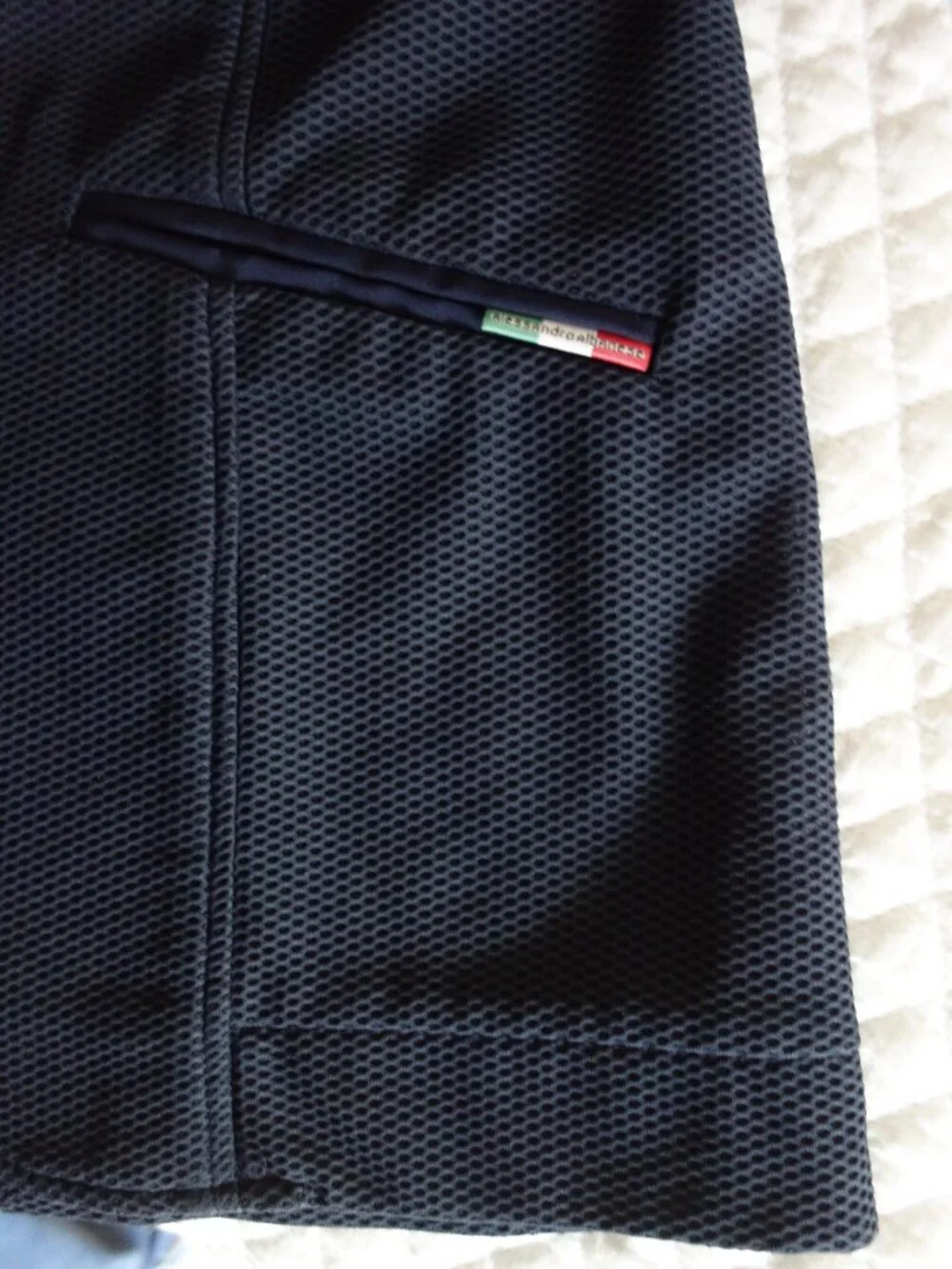 ALESSANDRO ALBANESE Mesh Show Navy Coat – Wmns L (U.S. 10/12) - Picture 6 of 14